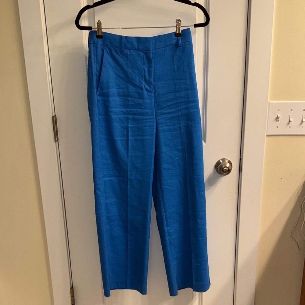Ann Taylor 2 Petite Blue Trousers EUC